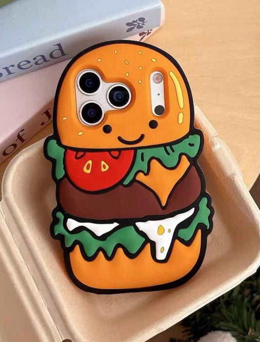 Happy Burger 3D Phone Case