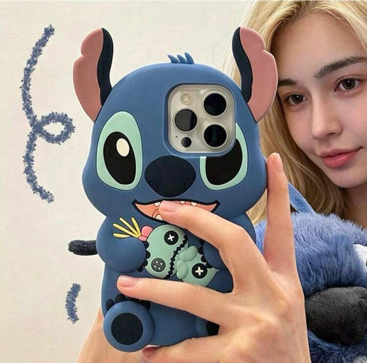 3D Cute Character Phone Case
