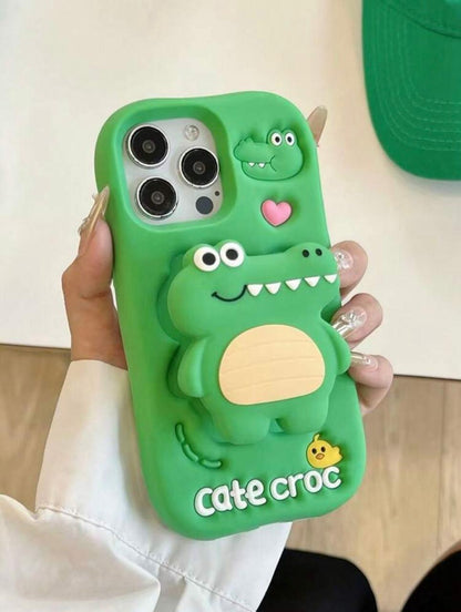 Cute Croc 3D Phone Case
