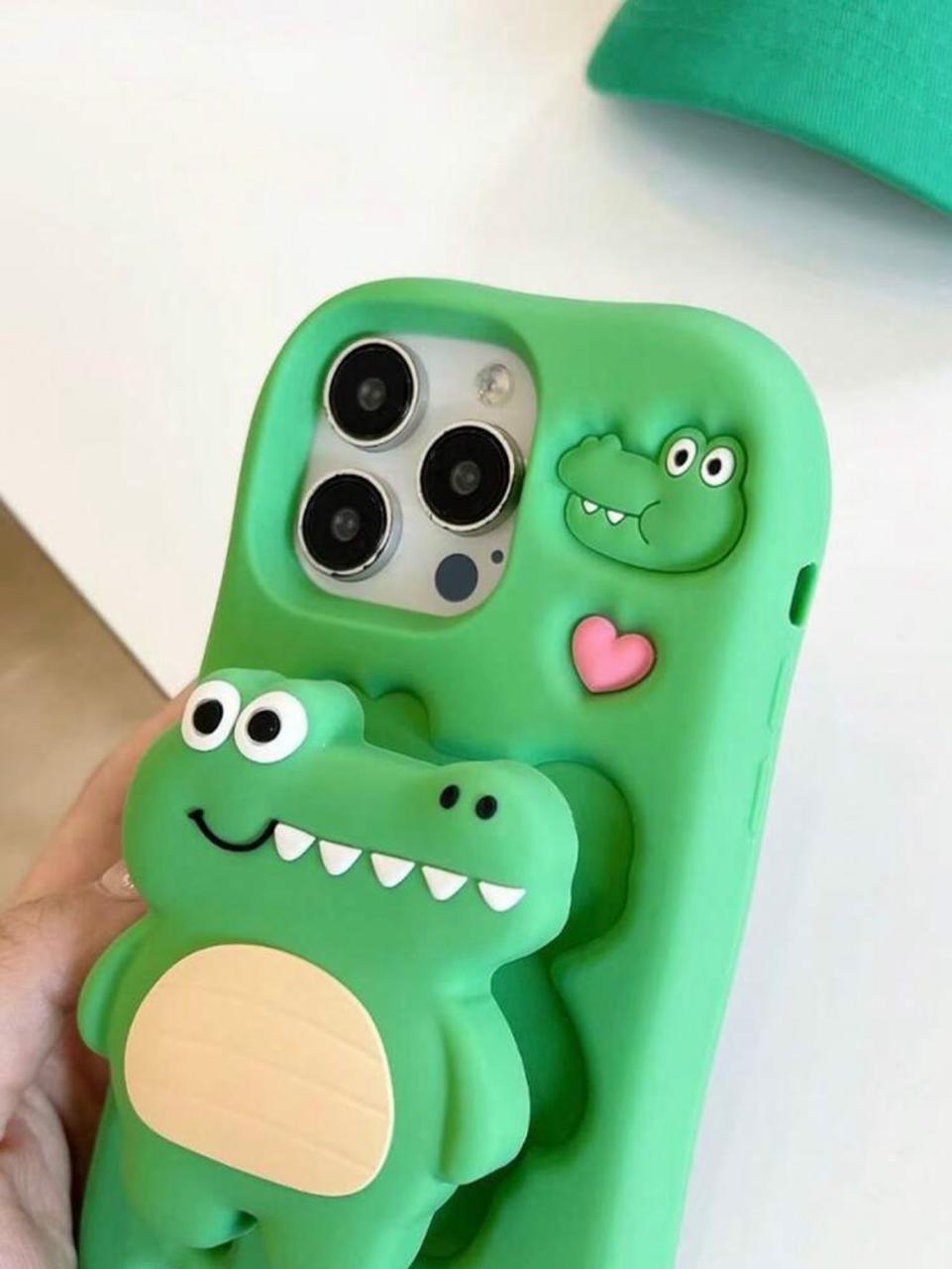 Cute Croc 3D Phone Case