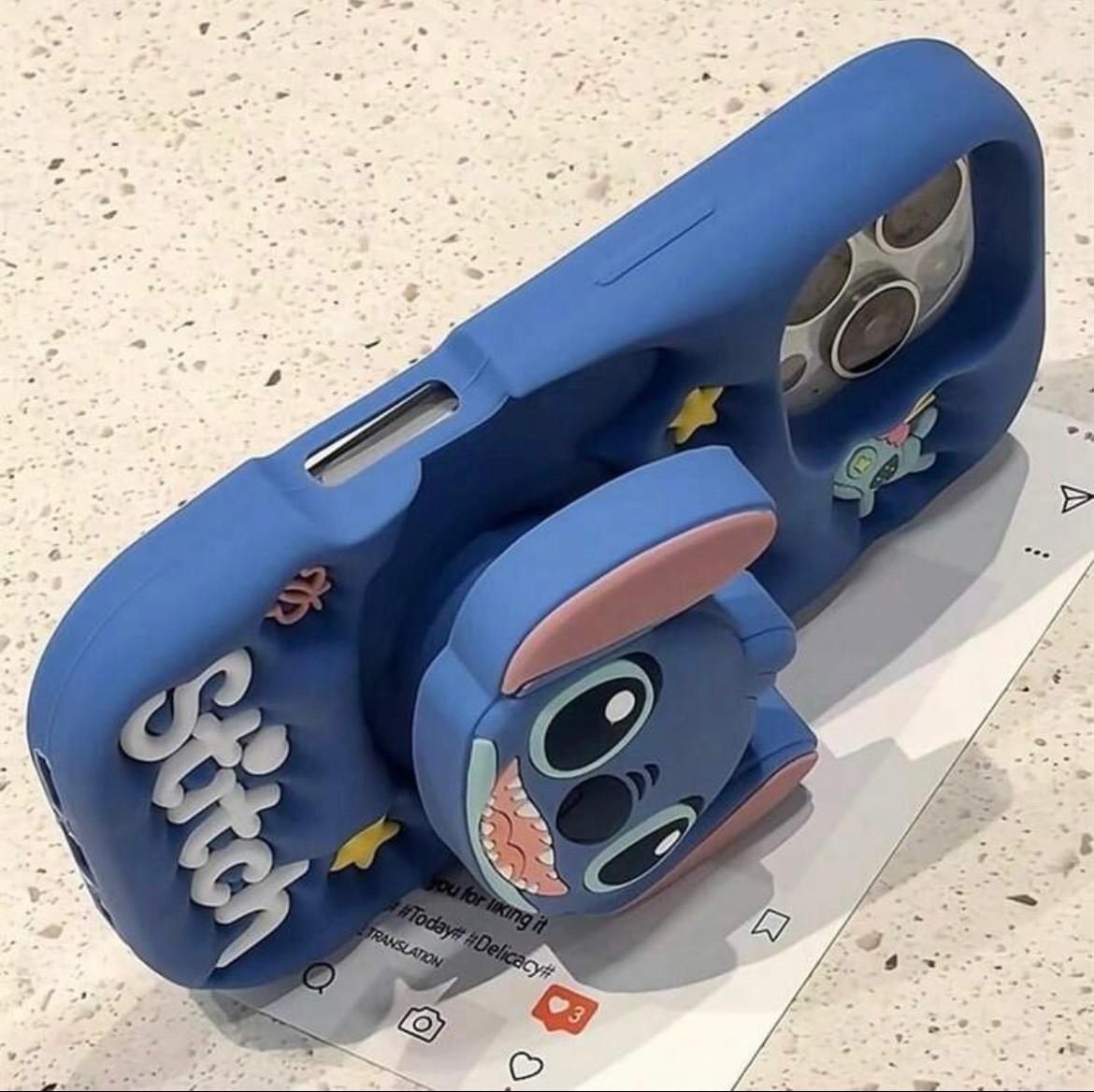 Stitch 3D Grip Phone Case