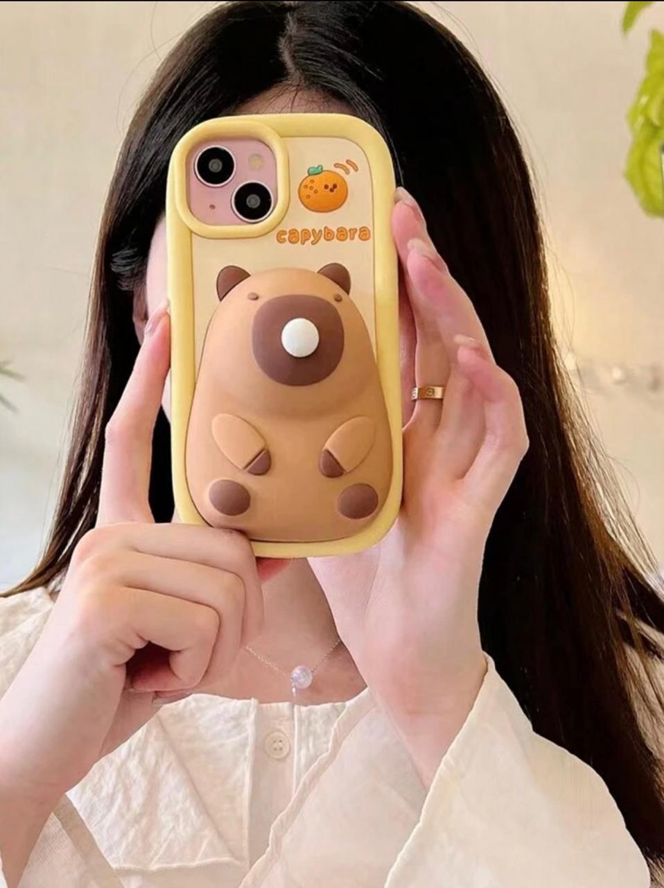 Capybara Pop Grip Phone Case