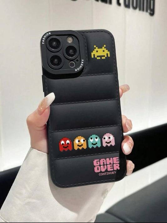 Retro Arcade Puffer Phone Case
