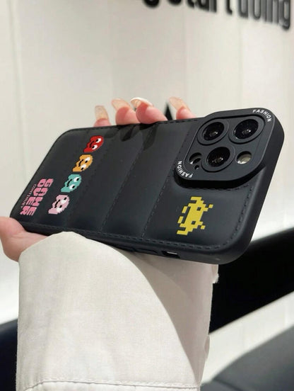 Retro Arcade Puffer Phone Case