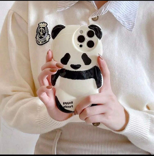 Cute Panda 3D Phone Case