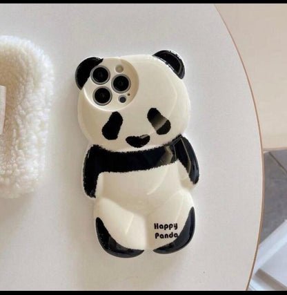 Cute Panda 3D Phone Case