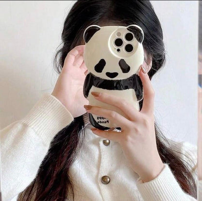 Cute Panda 3D Phone Case