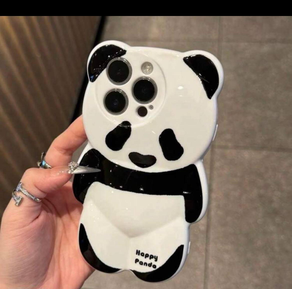 Cute Panda 3D Phone Case