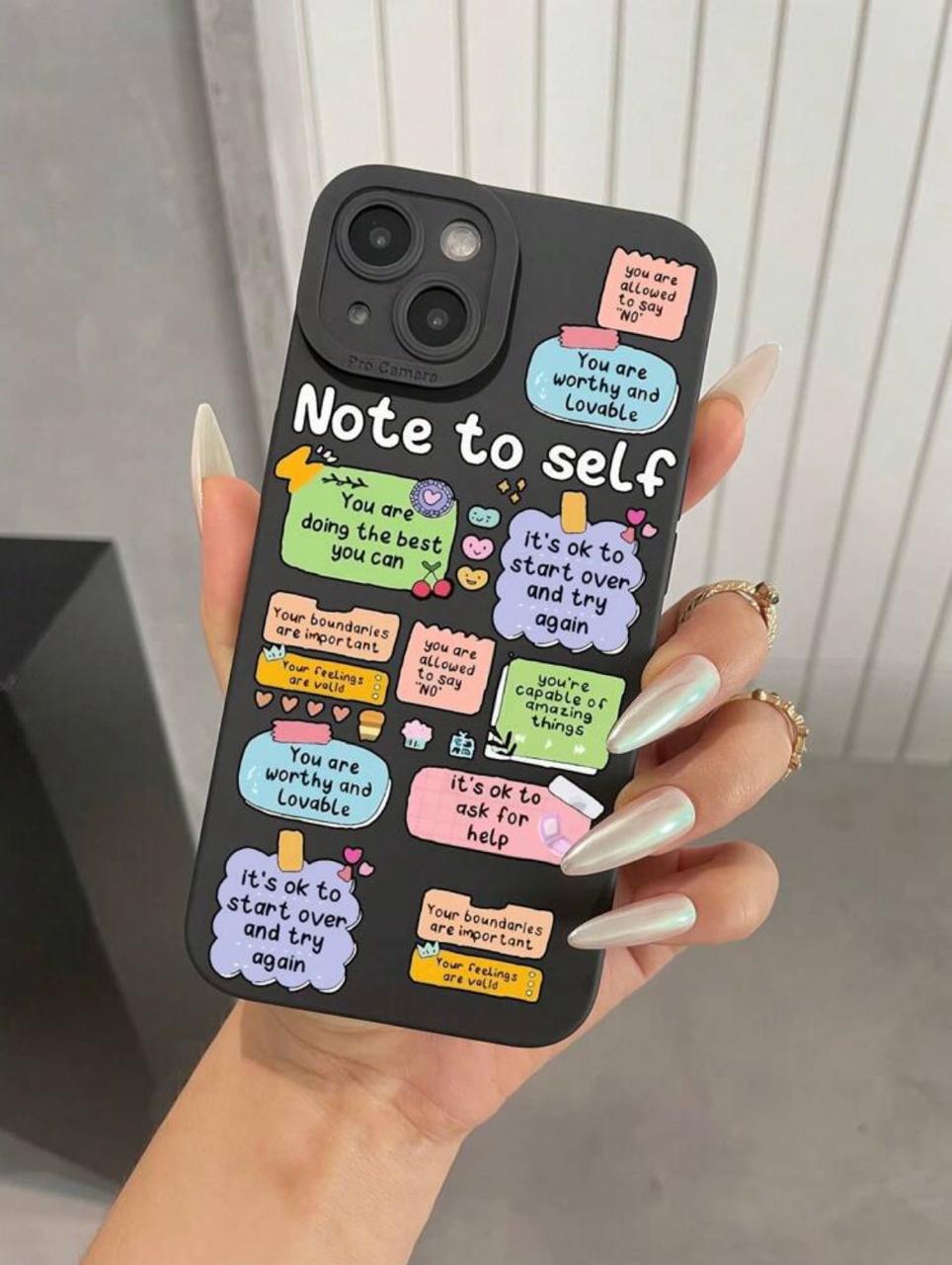 Self Love Notes Phone Case