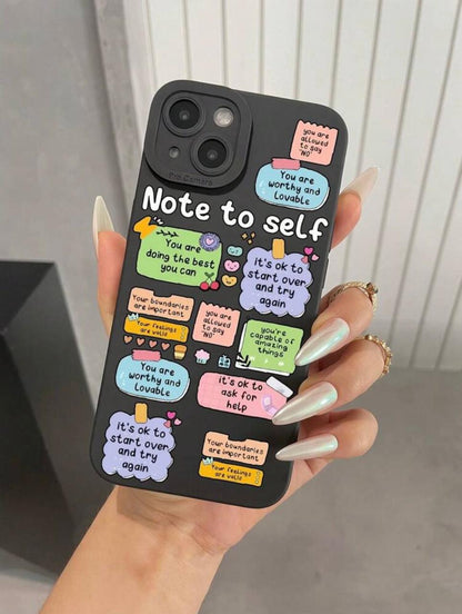 Self Love Notes Phone Case