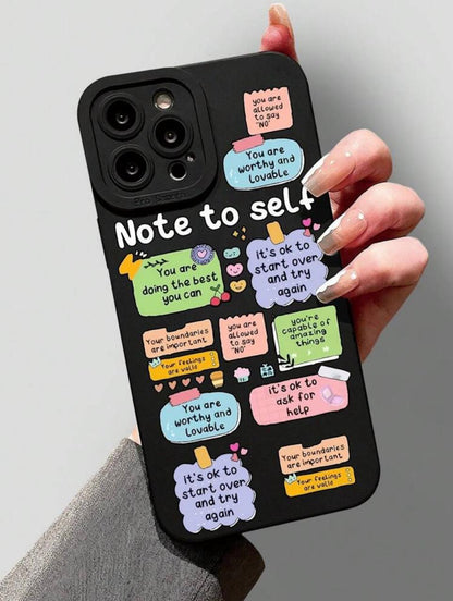 Self Love Notes Phone Case