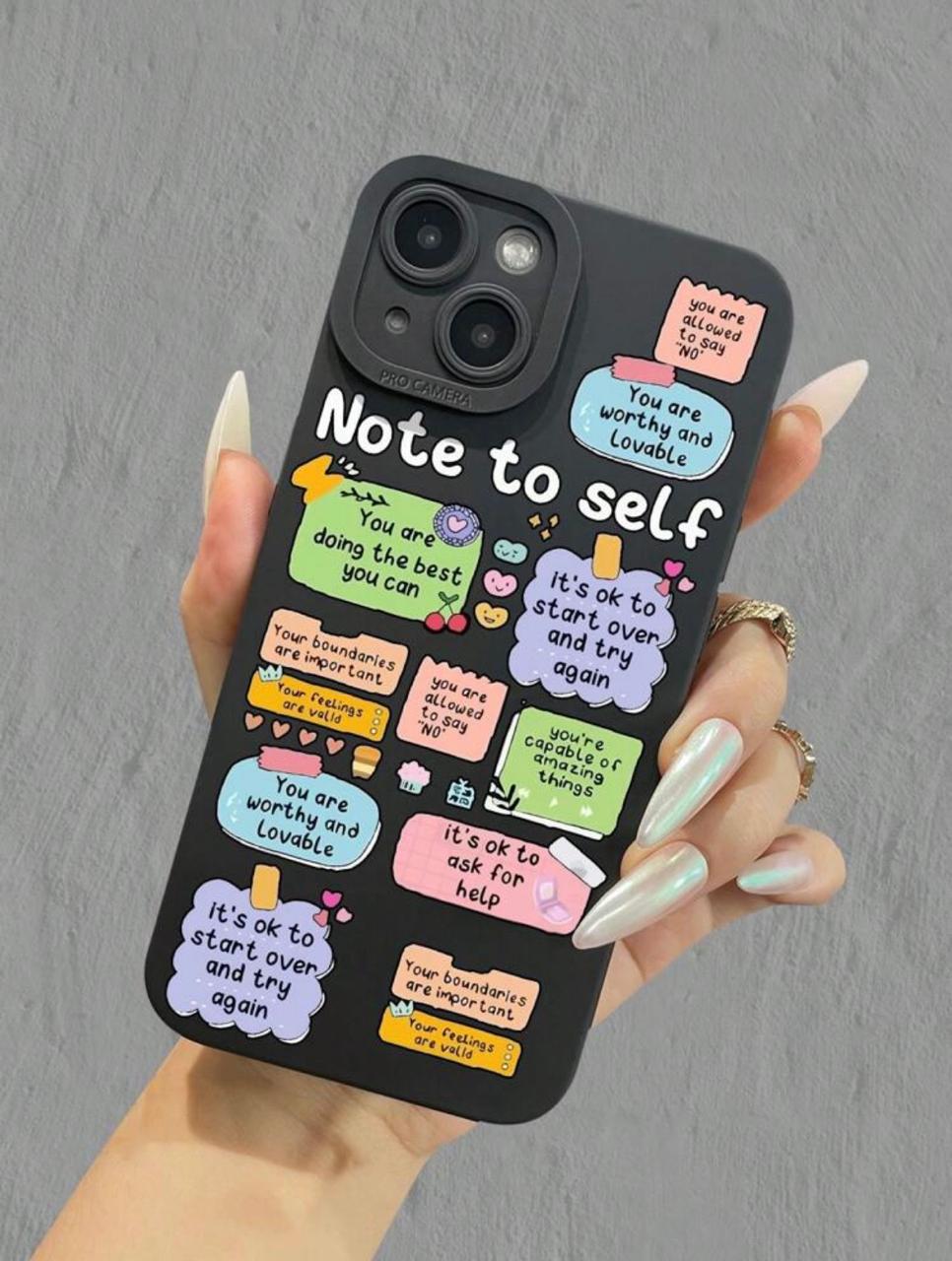 Self Love Notes Phone Case
