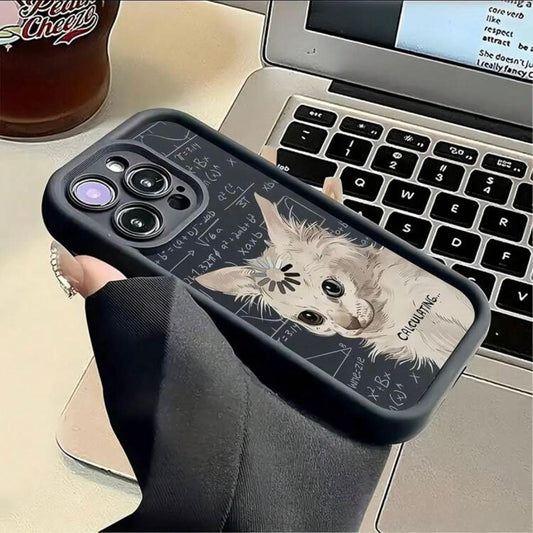 The Calculating Cat Phone Case