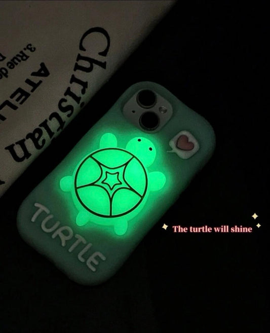 Glow-in-the-Dark Turtle 3D Case