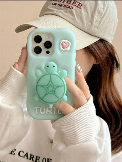 Glow-in-the-Dark Turtle 3D Case