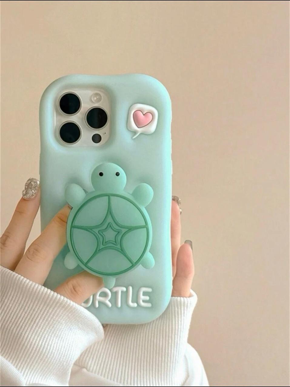 Glow-in-the-Dark Turtle 3D Case