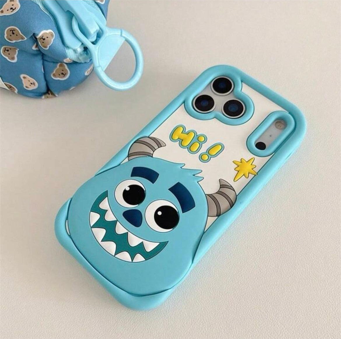 Cheerful Blue Buddy Phone Case