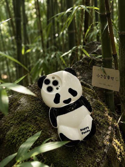 Cute Panda 3D Phone Case