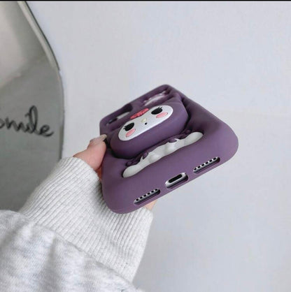 Cute Gothic Bunny 3D Phone Case