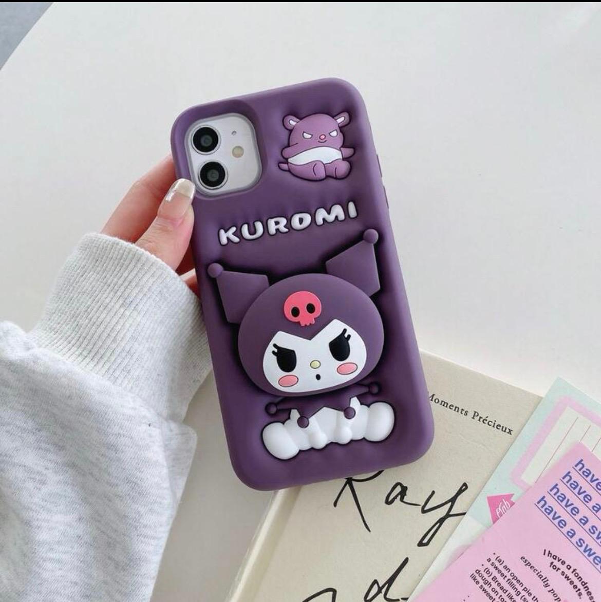 Cute Gothic Bunny 3D Phone Case