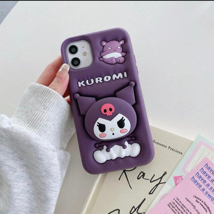 Cute Gothic Bunny 3D Phone Case
