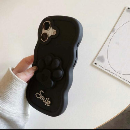 Black Paw Grip Phone Case