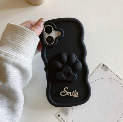 Black Paw Grip Phone Case