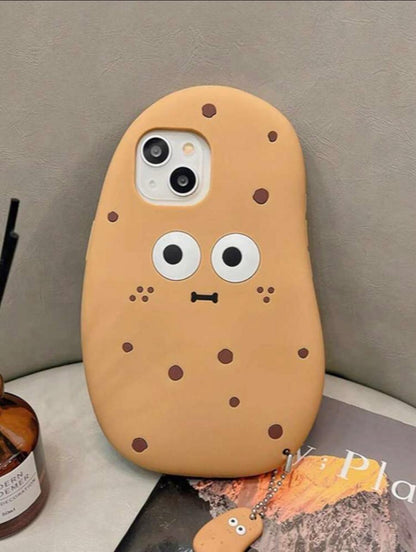 Cute Potato Character 3D Phone Case